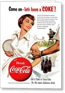 A picture of an ad of coke-Crazy Facts about Coca Cola