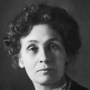 A picture of women's rights activist Emmeline Pankhurst-quotes by women's rights activists.