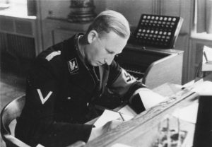 A picture of SS-Brigadeführer- The head of Sicherheitsdienst SD