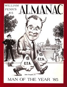 A picture of John Torquato featured on a magazine cover