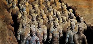A picture of the Terracotta Army, China- the eighth wonder of the world