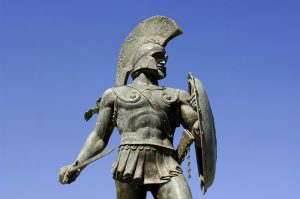 A picture of a spartan-Interesting Facts About Ancient Greece