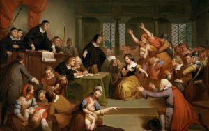 A picture of the Salem witch trials- causes of the Salem witch trials