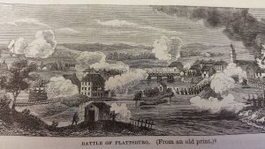 A picture depicting the battle of plattsburgh