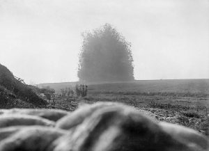 A picture of the explosive detonated during the Battle of Somme
