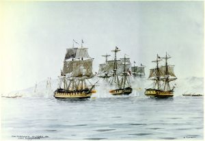 A picture of the ships-Battle of Plattsburgh