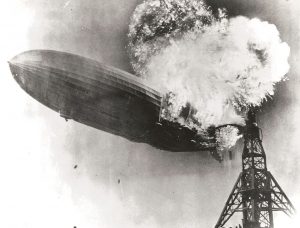 A picture of the Hindenburg Disaster