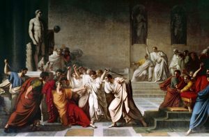 A picture depicting Caesar's Famous Assassinations