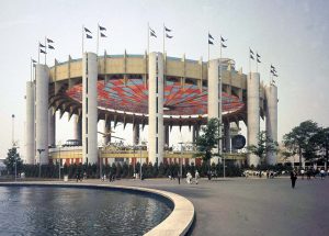 A picture of the New York State Pavilion