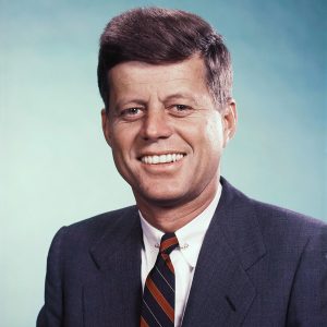 A picture of John F. Kennedy- Famous Assassinations