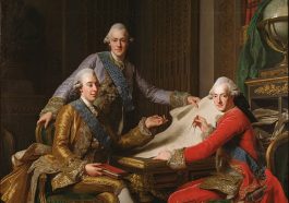 A painting of King Gustav-III