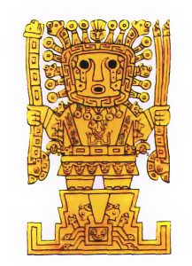 A picture of the Incan God Viracocha-interesting facts about the Incas