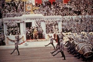 A picture of the nazi birthday rally-Nazi Germany in colour pictures