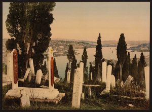 A picture of the Eyüp Sultan Cemetery