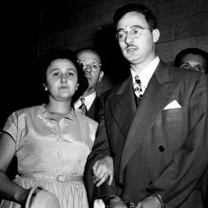 A picture of Ethel and Julius Rosenberg-betrayals in the history