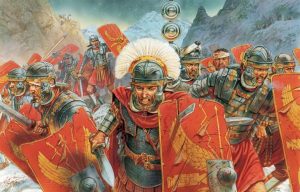 A picture of Roman troops-Major Reasons Why Rome Fell
