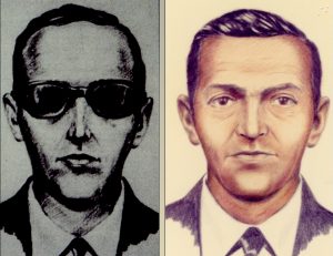 A picture of the FBI Sketch of D.B. Cooper