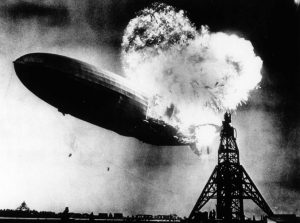A picture of the The Hindenburg disaster-Epic Failures In History