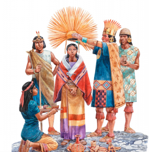 A picture of an Incan marriage ceremony- Inca Clothing- What Did the Incas Wear?
