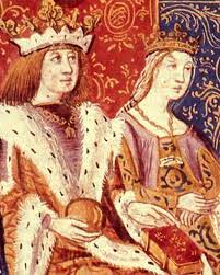 A picture of Ferdinand II of Aragon and Isabella I of Castile