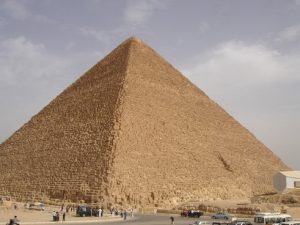 A picture of the pyramids