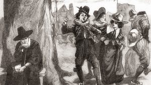 A picture depicting Puritans