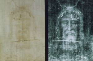 A picture of the Shroud of Turin