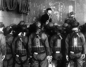 A picture of Japanese pilots- Attack on Pearl Harbor