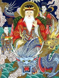 A picture of Longwang- Chinese and Asian gods and goddesses