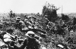 A picture of camouflaged Nazi troops- Operation Barbarossa