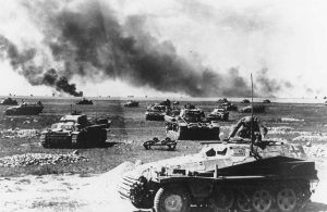 A picture depicting German tanks- Operation Barbarossa